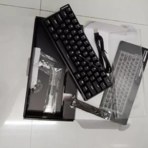 Bàn phím cơ gaming AULA WIN60 - Magetic Switch - Rapid Trigger - Led RGB - Có APP tùy chỉnh - Tặng kèm móc cài