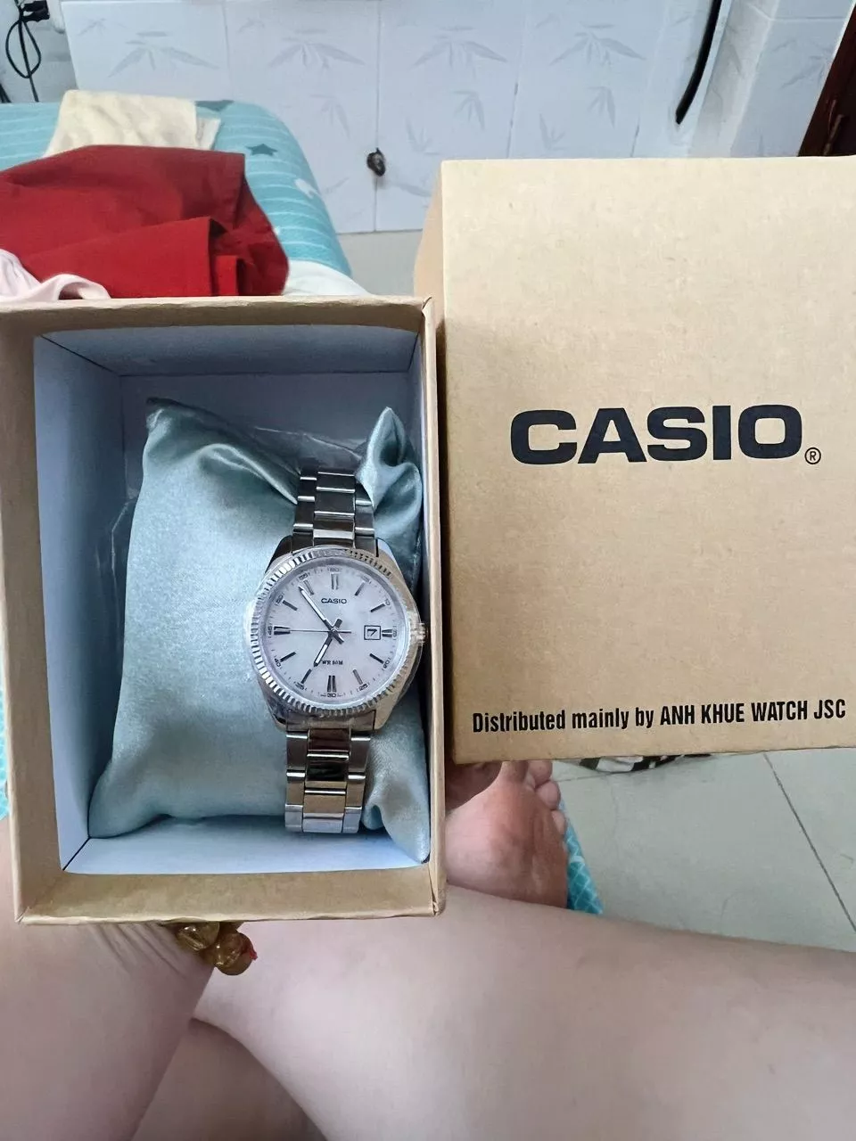 Đồng hồ Nam nữ Dây kim loại Casio chính hãng Anh Khuê MTP/LTP-1302DS (Mặt số xà cừ)