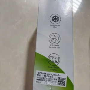 quạt mini turbo cầm tay tốc độ cao Goojodoq 3600mAh có màn hình LED