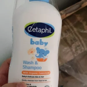[Cetaphil X Hannah] Combo 2 Sữa tắm gội dịu lành Cetaphil Baby Wash & Shampoo with Organic Calendula 400ml/chai