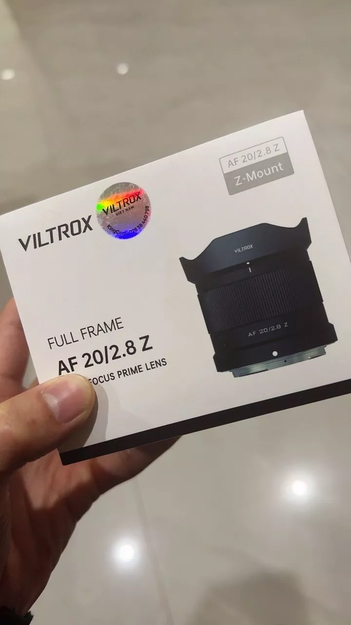 VILTROX AF 20mm F2.8 Full-Frame For Nikon Z-Mount - HÀNG CHÍNH HÃNG
