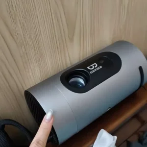 Máy chiếu mini GOOJODOQ Wifi 8k FullHD 1080p 15500LM cho Android và Đt đồng bộ
