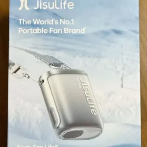 Quạt Đeo Cổ mini JisuLife Life 5 4500mAh Đa Dụng, 100 Cấp Độ Gió, Sử Dụng Đến 16 Giờ, Bảo Hành 12 Tháng Chính Hãng