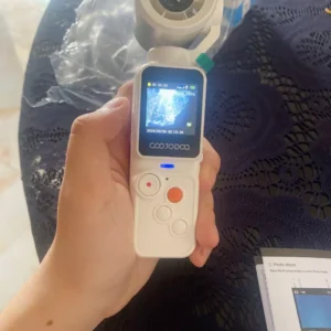 Goojodoq Quạt Camera 2in1 Xoay 180° Màn Hình 1.3