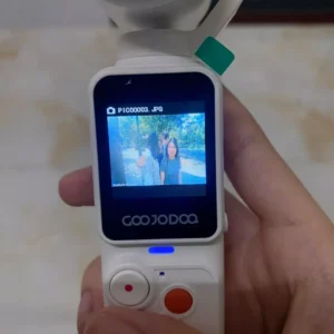 Goojodoq Quạt Camera 2in1 Xoay 180° Màn Hình 1.3