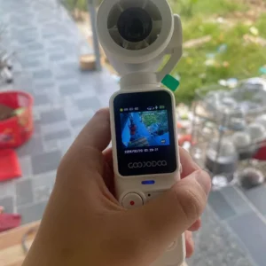Goojodoq Quạt Camera 2in1 Xoay 180° Màn Hình 1.3