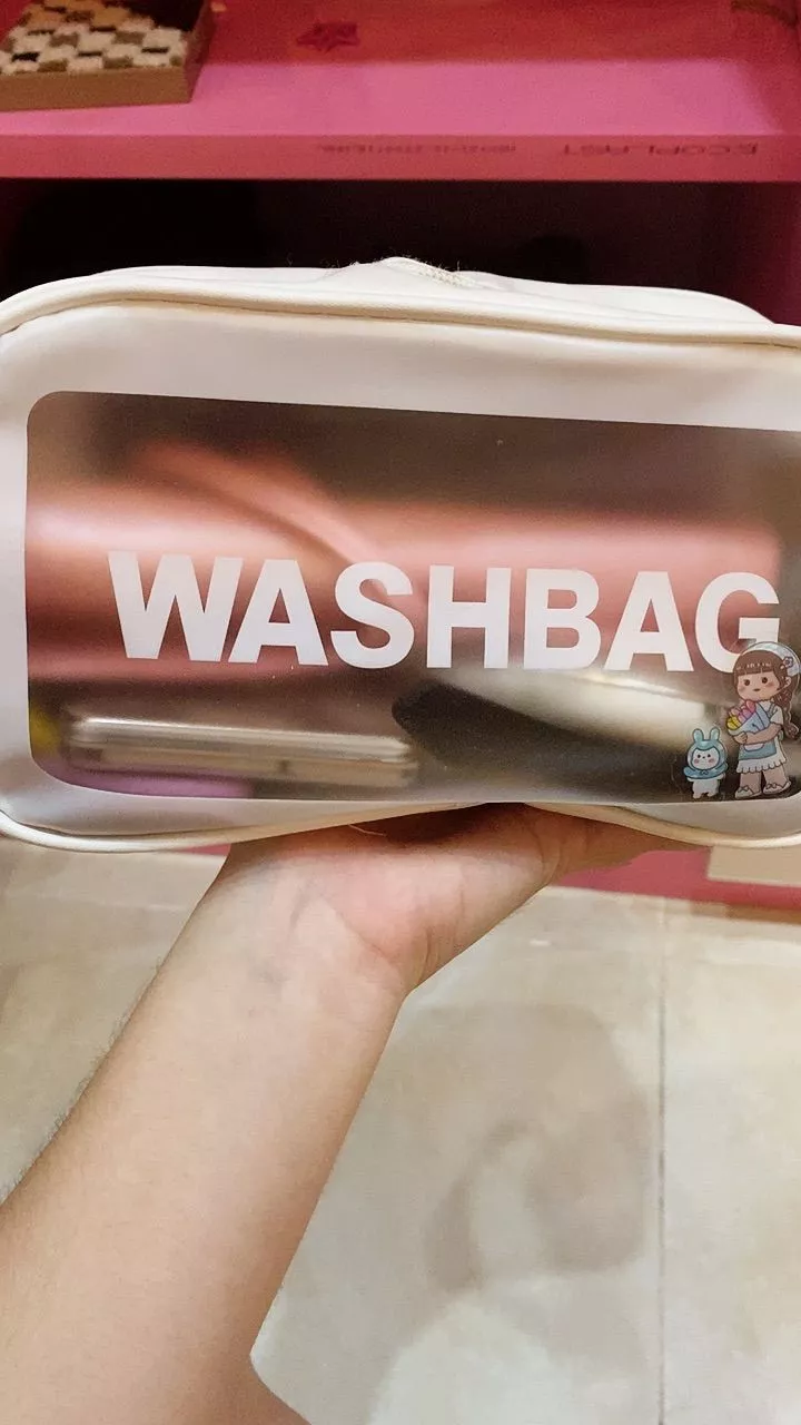 Túi đựng mỹ phẩm di động và không thấm nước và có thể lưu trữ mỹ phẩm và cọ trang điểm
