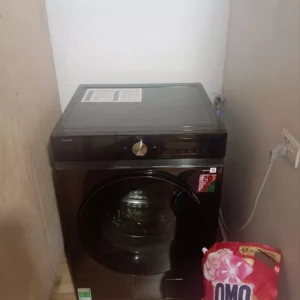 Máy giặt Samsung 10kg WW10DB7U34GBSV Bespoke AI™ - Giặt hơi nước Hygiene Steam, Màu Đen