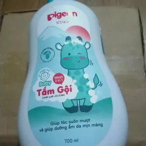 Tắm gội Pigeon cho bé - Sữa tắm gội toàn thân 2 trong 1 an toàn dịu nhẹ 700ml