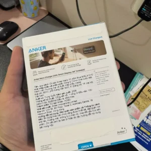 [ANKER] Củ Sạc Nhanh Anker Nano 45W | Màn Hình LED | Chân gập 180° | Sạc iPhone 15/16/17, Samsung, iPad - A121D