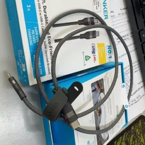 [iPhone 15-17, Android] Cáp sạc nhanh Anker 240W dây bện Nylon USB-C to USB-C dài 0.9m- A82E2