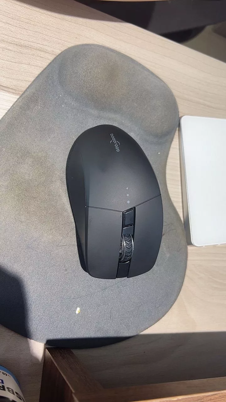 Chuột không dây GOOJODOQ Bluetooth 4000DPI Máy tính USB 2.4GHz Công thái học cho chơi game