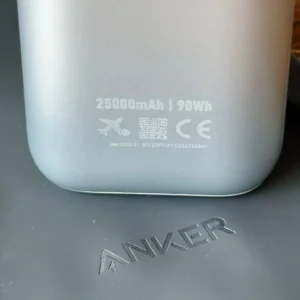 Sạc dự phòng ANKER Zolo 25kmAh | Công suất 165W | Tích hợp 2 cáp USB-C rút gọn | Có màn hình - A1695