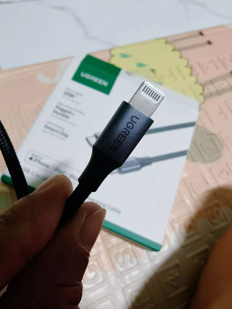 Cáp sạc nhanh UGREEN USB-C 20W 3A đạt chứng nhận MFI thích hợp cho iPhone 12 13 14 Plus 14 Pro Max iPad Pro Airpod Pro