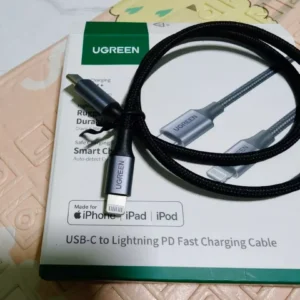 Cáp sạc nhanh UGREEN USB-C 20W 3A đạt chứng nhận MFI thích hợp cho iPhone 12 13 14 Plus 14 Pro Max iPad Pro Airpod Pro