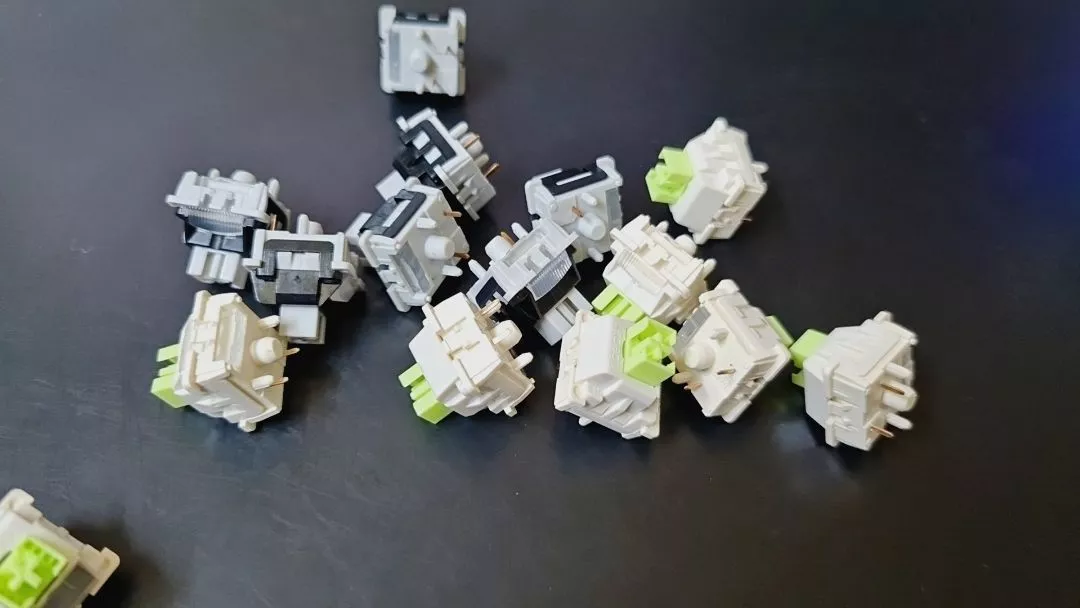 Combo 30 Switch 5 Pin - Dòng Linear Leobog Reaper , Kailh , TTC , Cherry , Outemu , Gateron , Trục cơ lube sẵn
