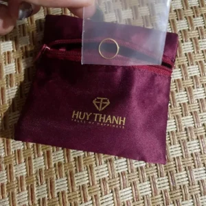 Nhẫn Tiết Kiệm Vàng 24k 0.1 Chỉ Huy Thanh Jewelry (KÈM TÚI GẤM)