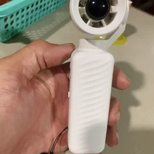 Quạt máy ảnh cầm tay GOOJODOQ GFS025, 100 cài đặt tốc độ quạt, tích hợp ảnh / video, hệ thống độc lập kép, chia sẻ dữ liệu liền mạch, khe cắm thẻ SD.