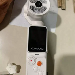 Quạt máy ảnh cầm tay GOOJODOQ GFS025, 100 cài đặt tốc độ quạt, tích hợp ảnh / video, hệ thống độc lập kép, chia sẻ dữ liệu liền mạch, khe cắm thẻ SD.