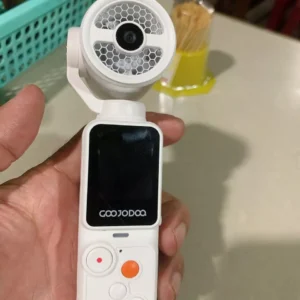 Quạt máy ảnh cầm tay GOOJODOQ GFS025, 100 cài đặt tốc độ quạt, tích hợp ảnh / video, hệ thống độc lập kép, chia sẻ dữ liệu liền mạch, khe cắm thẻ SD.