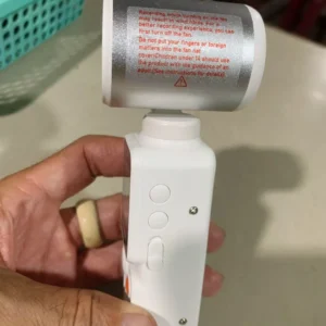 Quạt máy ảnh cầm tay GOOJODOQ GFS025, 100 cài đặt tốc độ quạt, tích hợp ảnh / video, hệ thống độc lập kép, chia sẻ dữ liệu liền mạch, khe cắm thẻ SD.