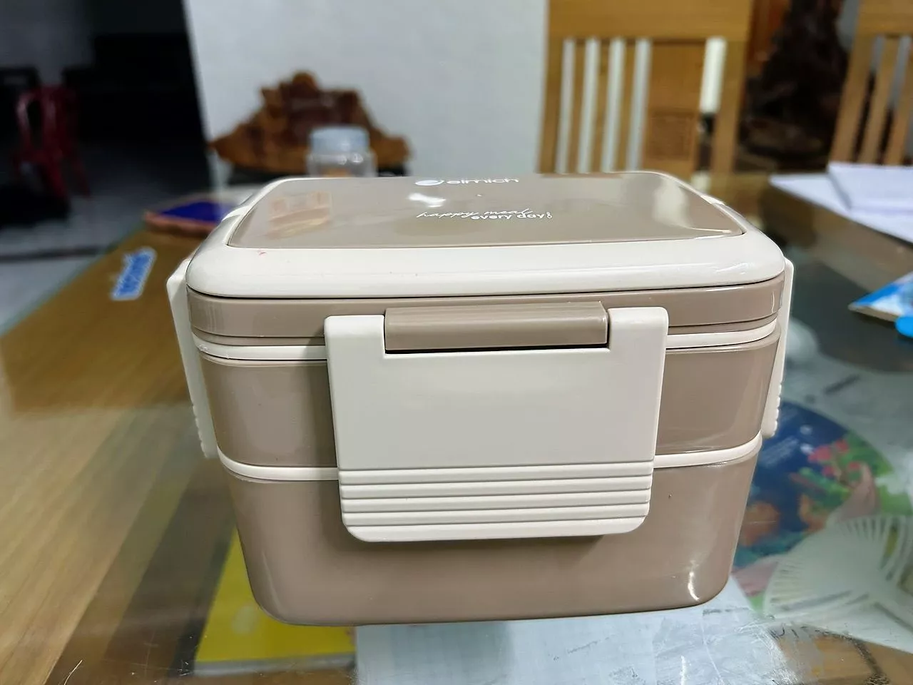 Hộp cơm 2 tầng inox 304 Elmich EL8313 dung tích 1.5L