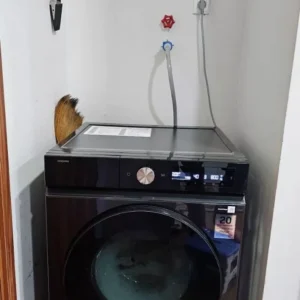 Máy giặt Samsung 10kg WW10DB7U34GBSV Bespoke AI™ - Giặt hơi nước Hygiene Steam, Màu Đen