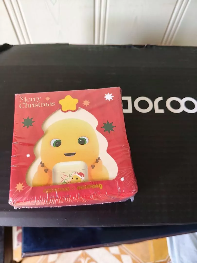 【Goojodoq × Nailoong】Tai nghe thể thao không dây Bluetooth 5.3 phiên bản giới hạn Giáng sinh Các mẫu dễ thương Khử tiếng