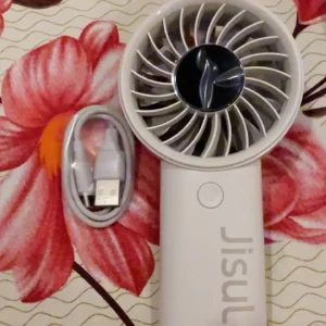Quạt cầm tay mini Jisulife Life 4 ABS 5 cấp độ gió 3600mAh/5000mAh - Sử dụng liên tục 12h - Chính hãng - BH 12 tháng