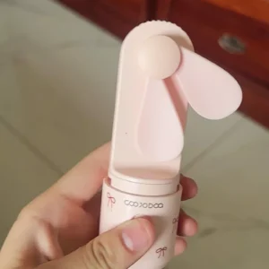 Quạt cầm tay mini 3 tốc độ GOOJODOQ 2500Mah kèm pin sạc dự phòng Type-C để sử dụng ngoài trời