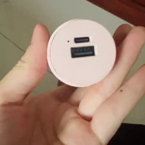 Quạt cầm tay mini 3 tốc độ GOOJODOQ 2500Mah kèm pin sạc dự phòng Type-C để sử dụng ngoài trời