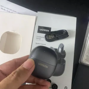 Tai nghe UGREEN Dots Bluetooth 6.0TWS Hỗ trợ 2 Mic Bộ mã âm AAC / SBC Âm thanh âm thanh Hi-Pure Âm thanh không gian Âm có độ trễ thấp Điều khiển ứng dụng Tai nghe không dây