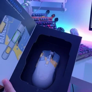 Chuột không dây Gaming ATAS M1 - 2 mode không dây và có dây - LED RGB - Pin sạc 450mah - DPI 4000