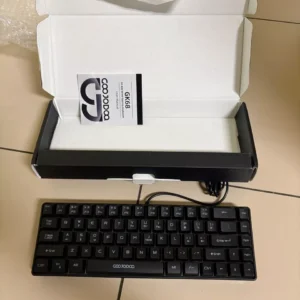 Bàn phím có dây Goojodoq 68 phím thiết kế tiện dụng với đèn RGB tương thích với nhiều hệ thống