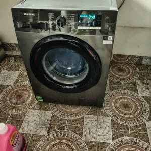 Máy Giặt Samsung Cửa Trước 9.5 kg WW95TA046AX/SV - Giặt Hơi Nước Diệt Khuẩn, màu Inox