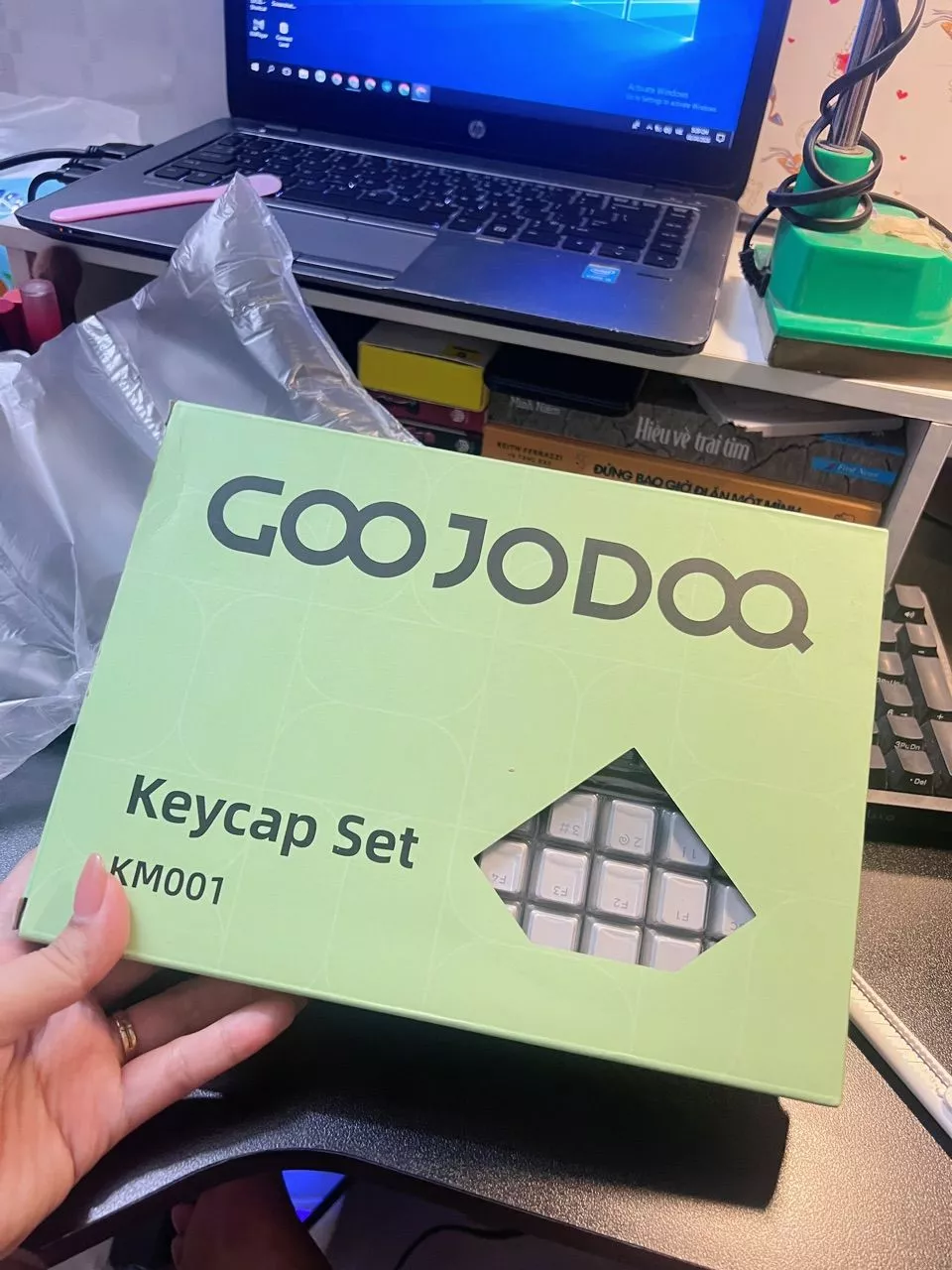 Nắp phím Bàn phím cơ GOOJODOQ 133 phím, keycap gradient cao cấp, mặt trước trong suốt, chống dầu