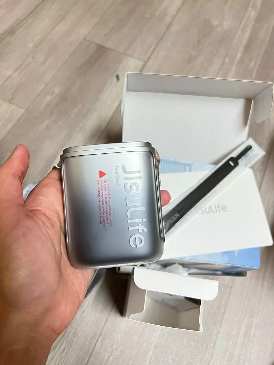 Quạt Đeo Cổ mini JisuLife Life 5 4500mAh Đa Dụng, 100 Cấp Độ Gió, Sử Dụng Đến 16 Giờ, Bảo Hành 12 Tháng Chính Hãng