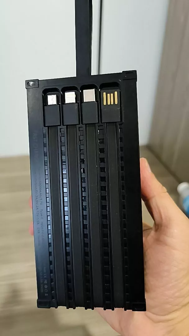 Bộ sạc điện thoại kiểu dáng Container 50.000MAH - 120W, 4 cổng USB, sạc nhanh PD 20W, bảo hành 6 tháng - AUDIO365