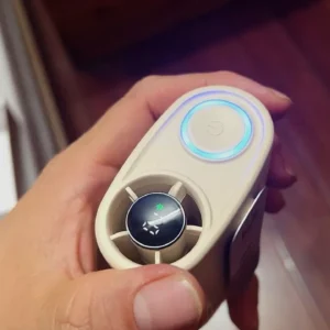 GOOJODOQ 3000mAh Quạt Đeo Hông Turbo 8m/s,Sạc Type-C, Màn Hình Số, 6 Cấp Gió, Dây Đeo Cổ