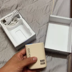 GOOJODOQ 3000mAh Quạt Đeo Hông Turbo 8m/s,Sạc Type-C, Màn Hình Số, 6 Cấp Gió, Dây Đeo Cổ