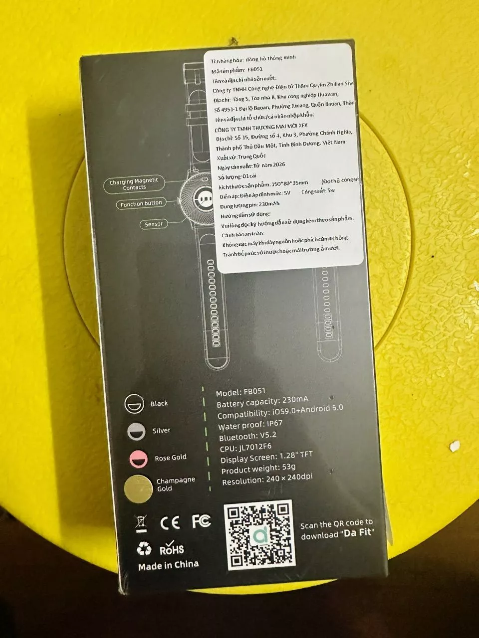 Đồng hồ thông minh GOOJODOQ có khả năng chống nước IP67, gọi điện qua Bluetooth, theo dõi sức khỏe