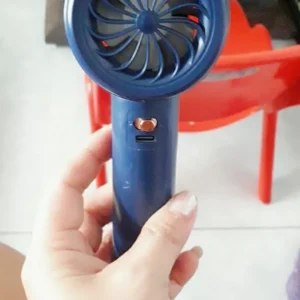 Quạt Minu cầm tay N68 5000mAh, gió mạnh 100 Turbo, hiển thị pin có kèm sạc di dộng