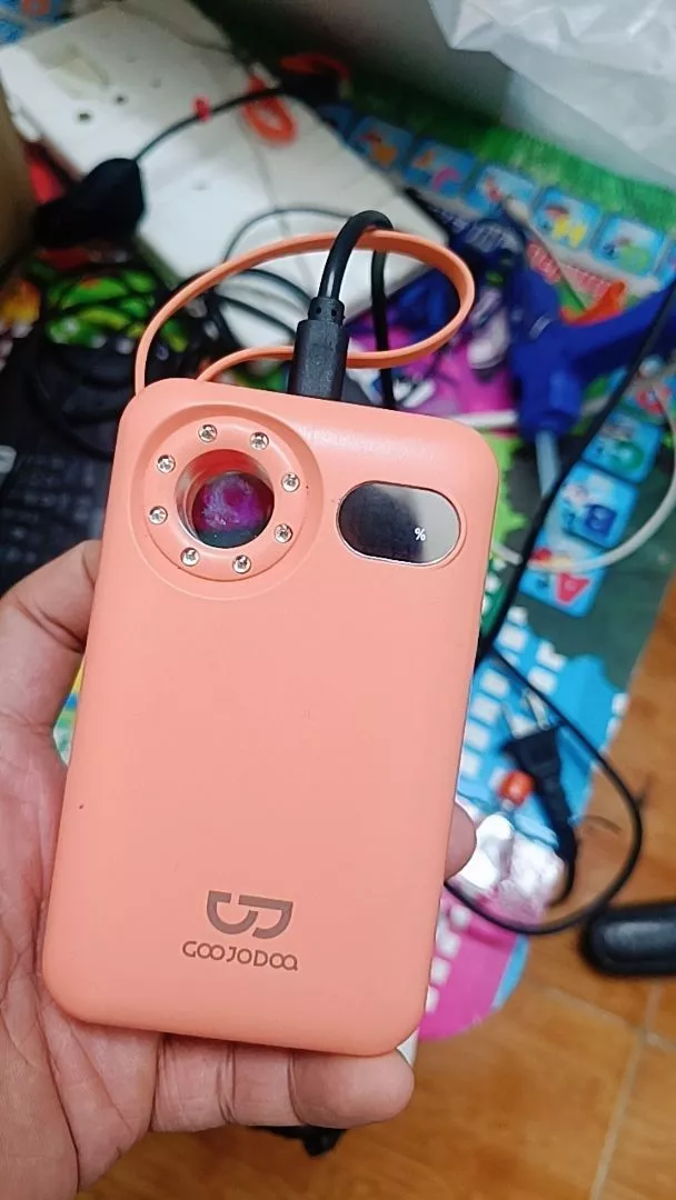 Pin dự phòng GOOJODOQ 10000mAh hỗ trợ nhận diện camera, sạc nhanh dung lượng cao, Kèm cáp sạc Type-C