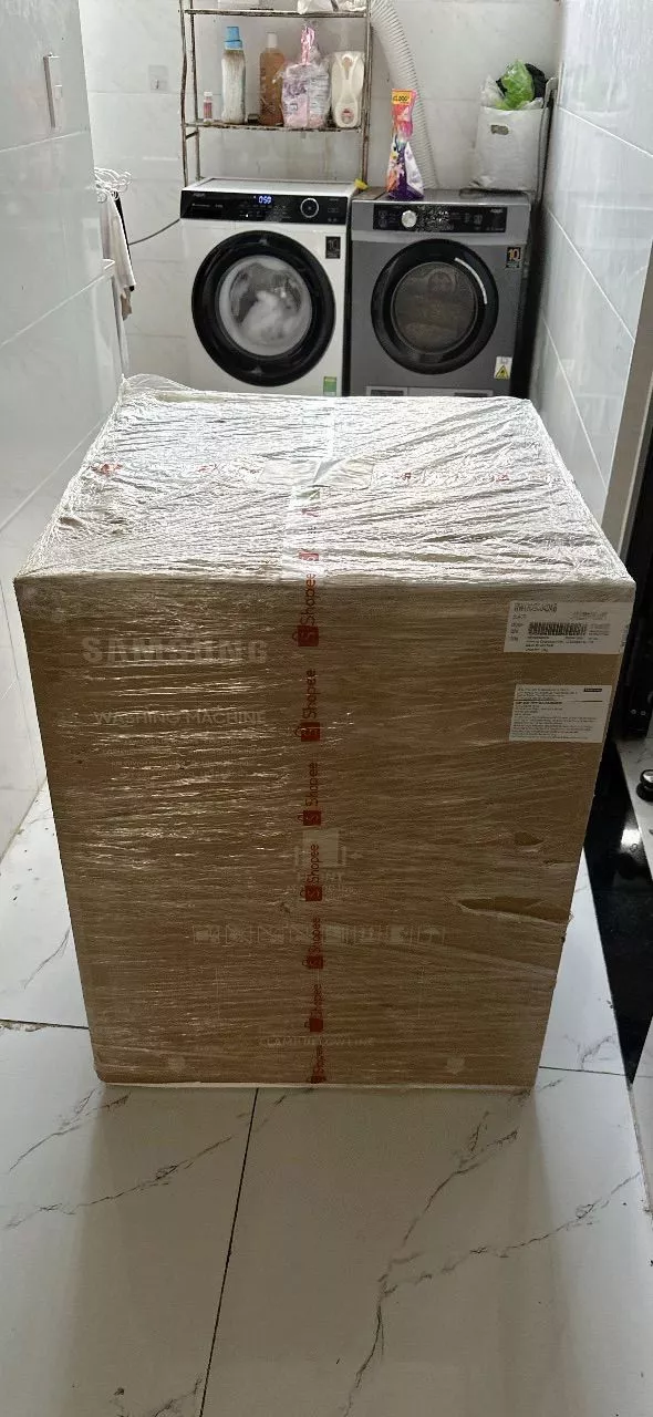 Máy Giặt Samsung Bespoke AI Cửa Trước 12 kg WW12CGC04DABSV - AI Energy tiết kiệm điện 70%, màu Đen