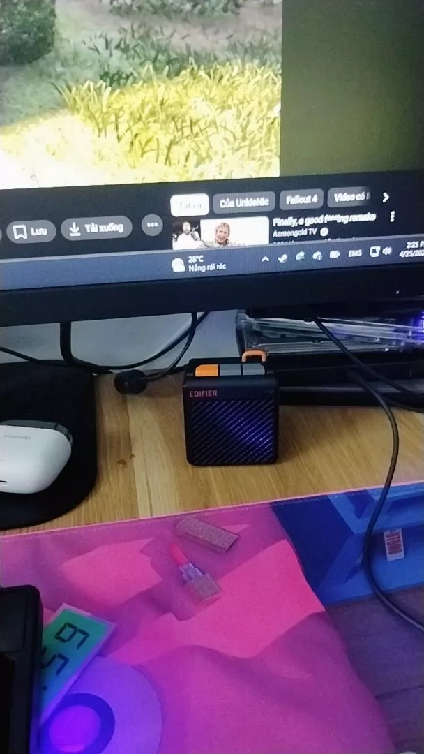 Loa Bluetooth Mini Không Dây EDIFIER MP85 - Thoải Mái Chơi Nhạc Đến 8H - Thiết Kế Nhỏ Gọn, Xinh Xắn - 15 Tháng Bảo Hành