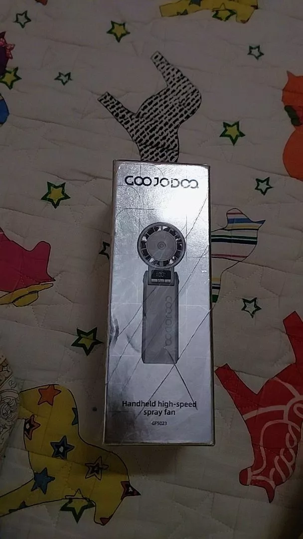 Quạt Phun Sương Turbo GOOJODOQ, 100 Tốc Độ, Pin 3600mAh (11.5H), Gió Mạnh,Xoay 180° điều chỉnh