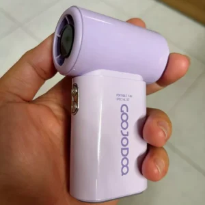 Quạt mini GOOJODOQ Turbo tốc độ cao 4000mAh Quạt bỏ túi di động tăng cường sức gió gấp 10 lần