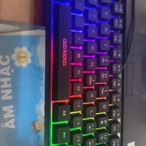 Bàn phím có dây Goojodoq 68 phím thiết kế tiện dụng với đèn RGB tương thích với nhiều hệ thống