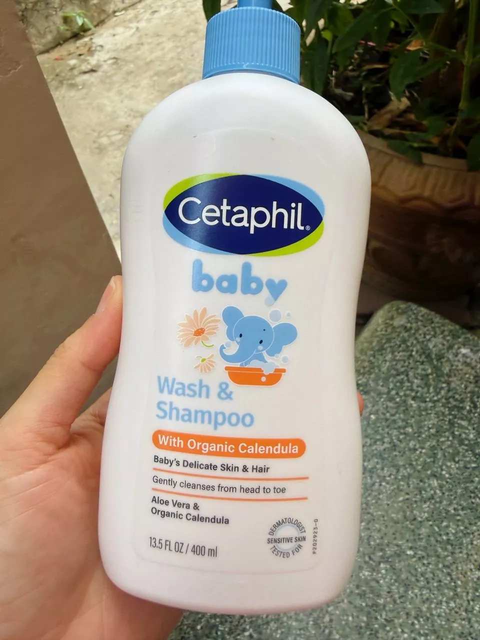 Combo 2 Sữa tắm gội trẻ em tinh chất hoa cúc Cetaphil 400ml