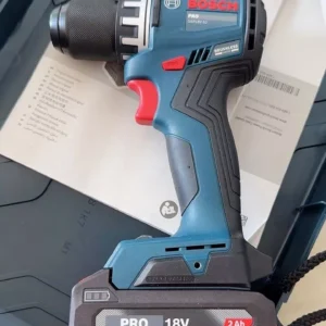 Máy khoan vặn vít pin Bosch GSR 18V-52 – Động cơ không chổi than, đầu kẹp kim loại 13mm